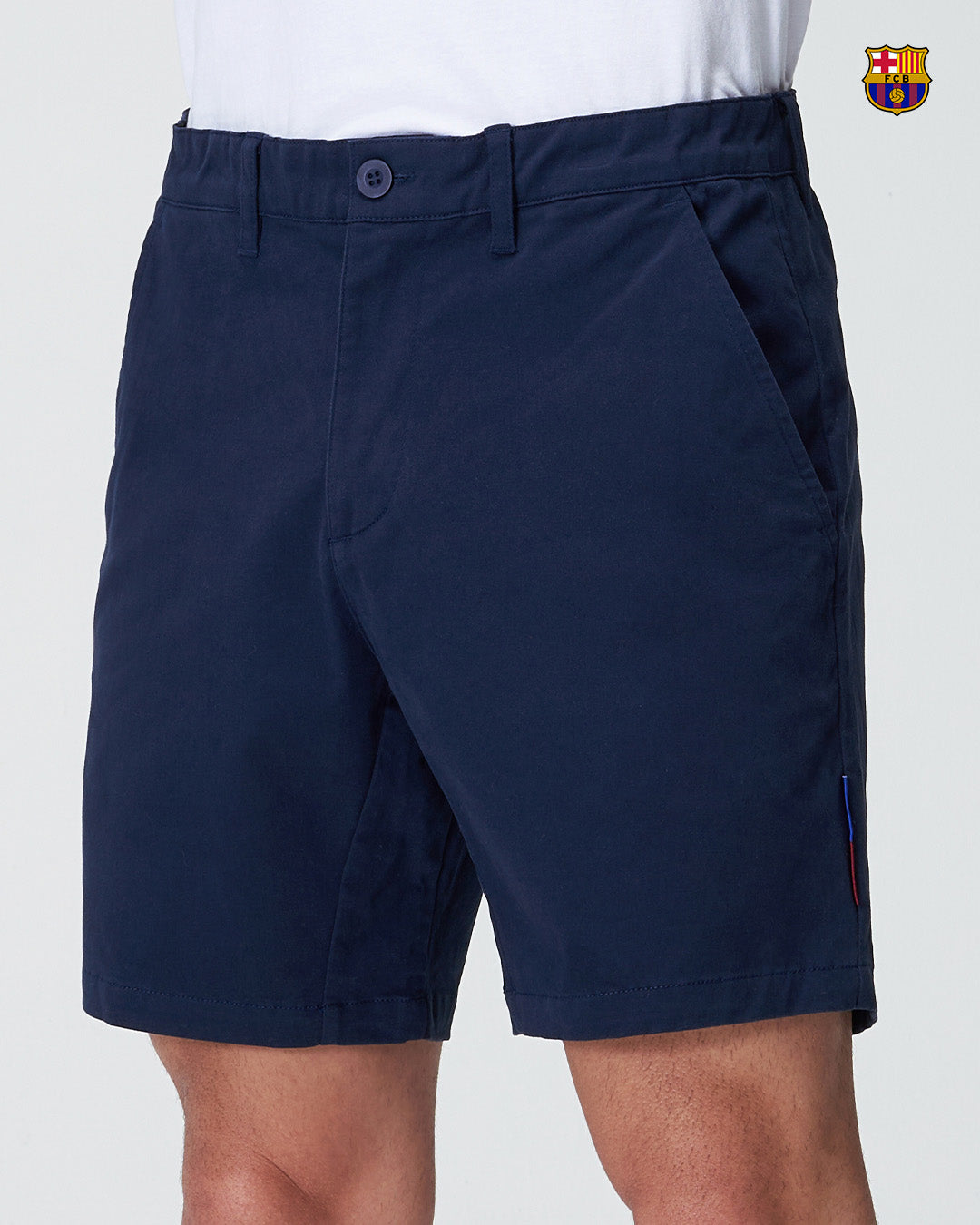 FC Barcelona Chino Shorts (Limited Edition) #colour_navy blue
