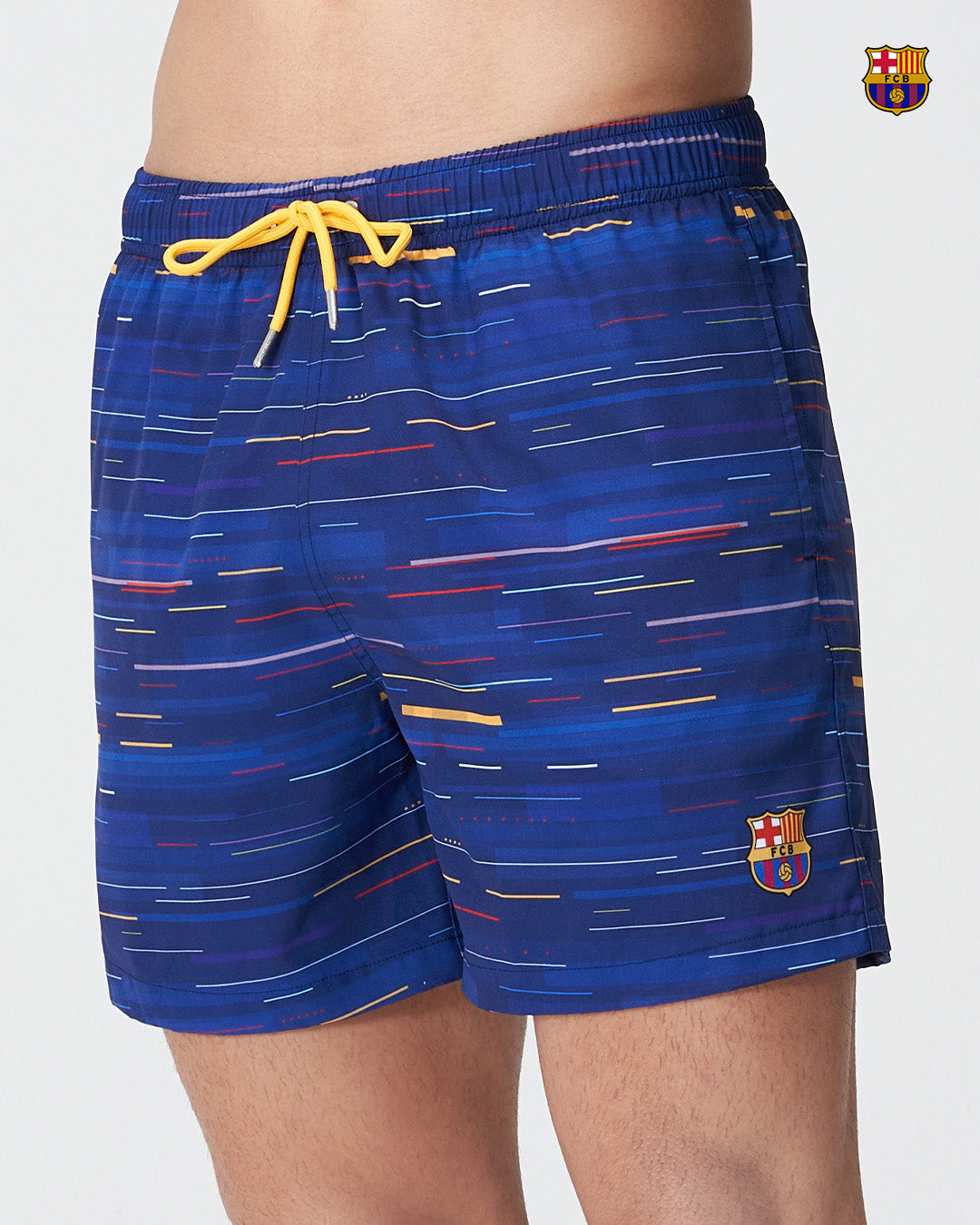FC Barcelona Swim Shorts (Limited Edition) #colour_Camp Nou in Navy Blue