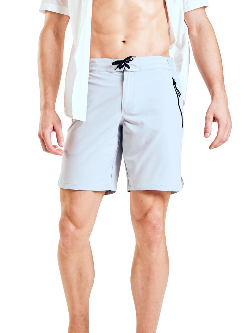 Recycled Hybrid Boardshorts #colour_coral grey